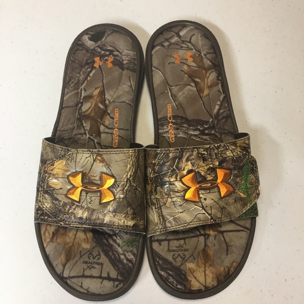 Realtree Under Armour Slides